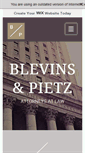 Mobile Screenshot of blevinsandpietz.com